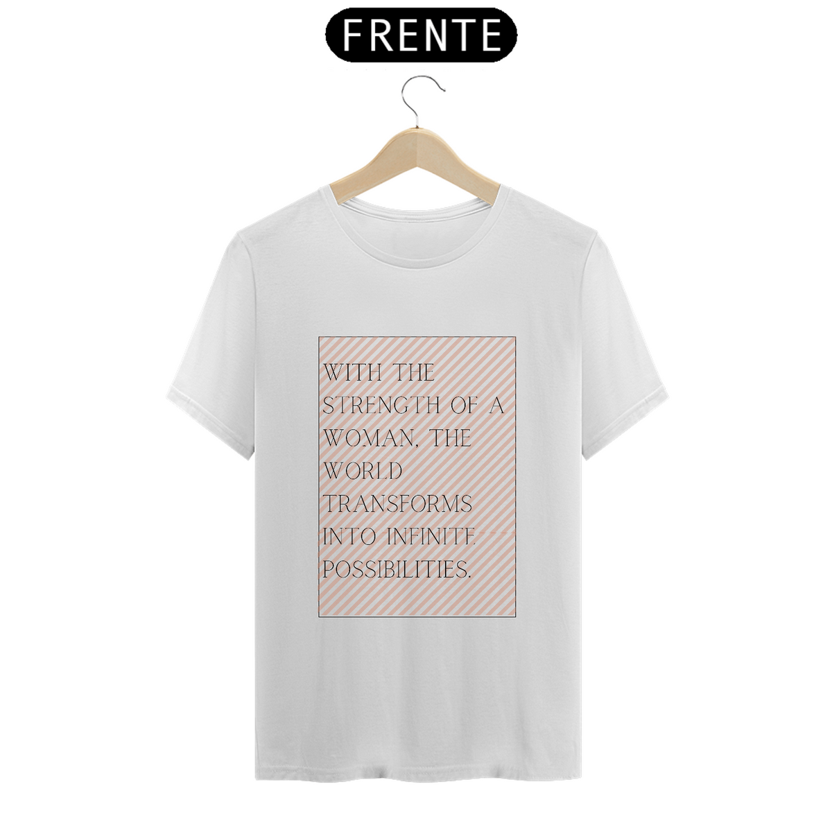 Nome do produto: T-SHIRT LISTRADA