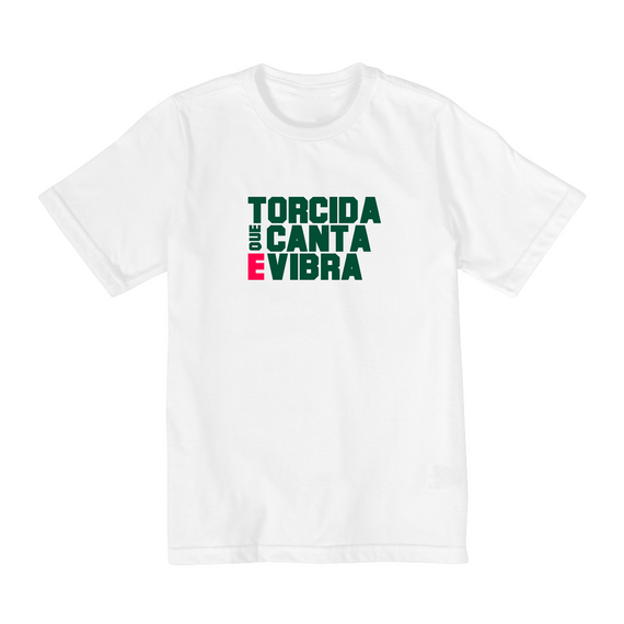 Camiseta Torcida que Canta e Vibra Infantil