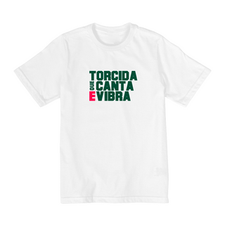 Nome do produtoCamiseta Torcida que Canta e Vibra Infantil