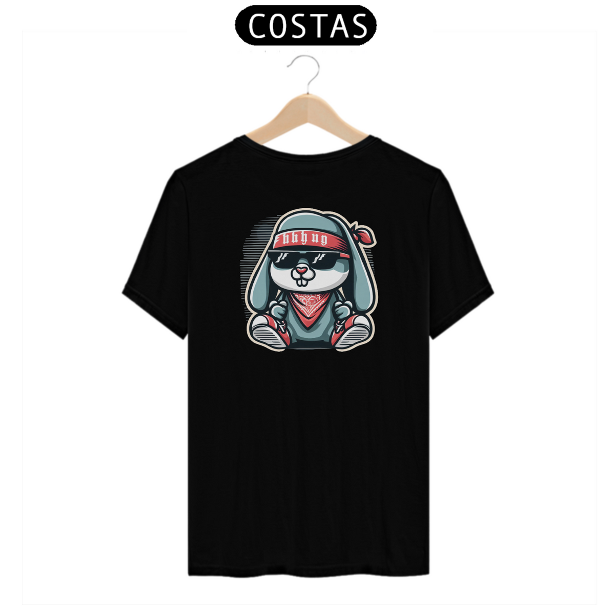 Nome do produto: Camiseta Coelho (Costas)