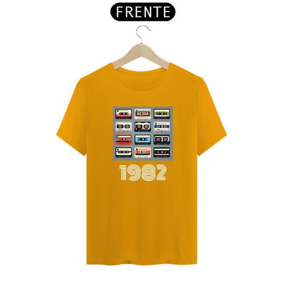Camisa 1982 Fitas Cassetes T Shirt