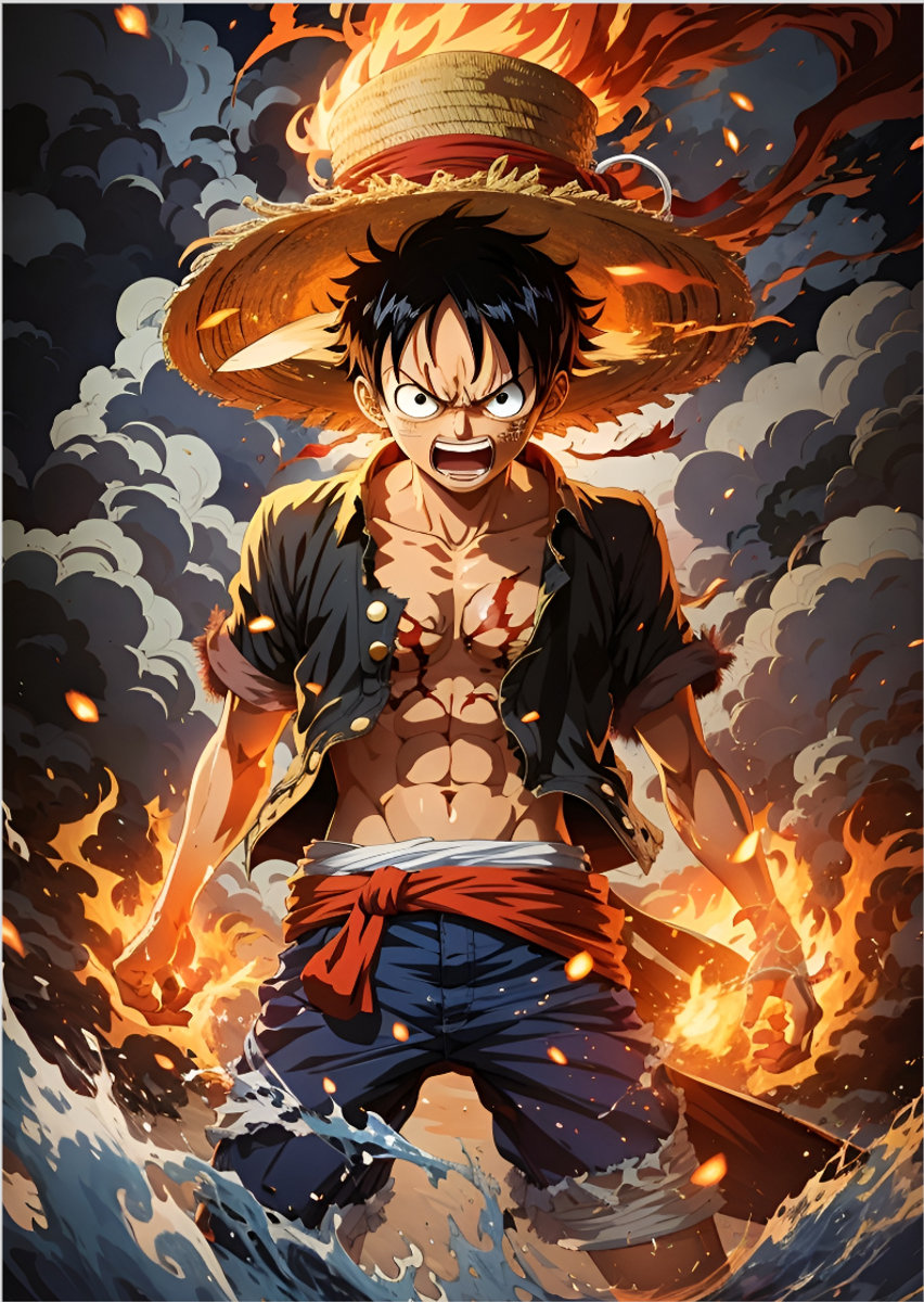 Nome do produto: Pôster Luffy