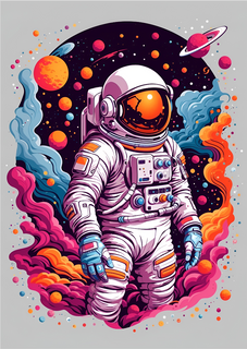 Pôster astronauta 