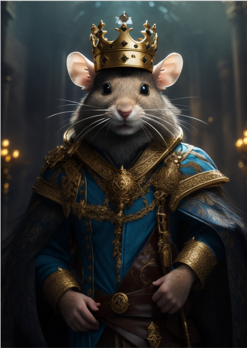 Nome do produto: Pôster rei rato 