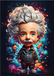 Pôster Einstein cabeçudinho
