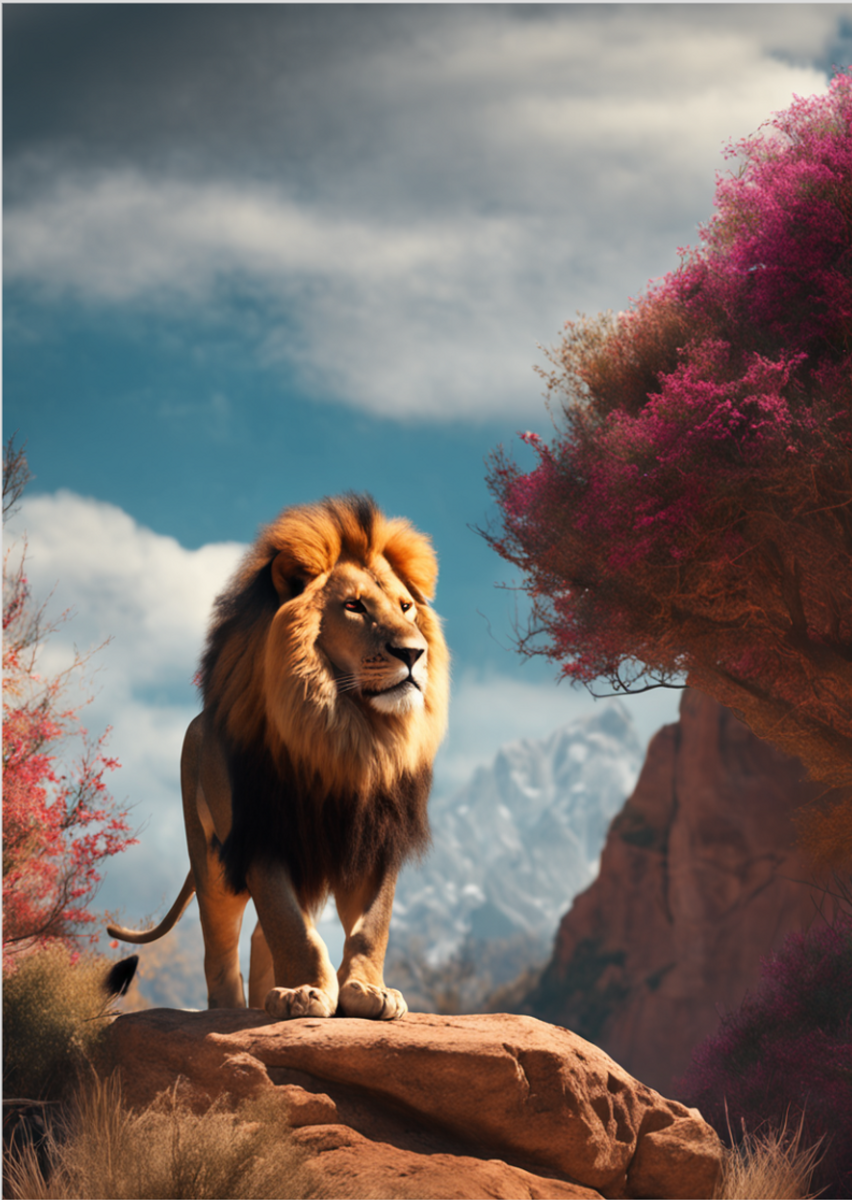 Nome do produto: Pôster rei leão
