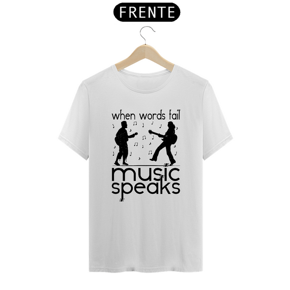 Camiseta Prime Arte Music - Music Speaks 02