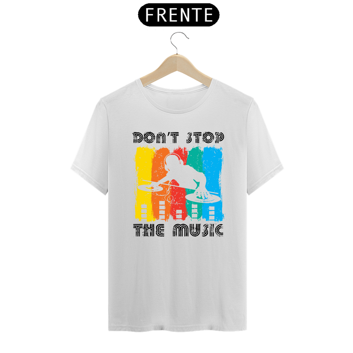 Nome do produto: Camiseta Prime Arte Music - Don\'t Stop The Music 02