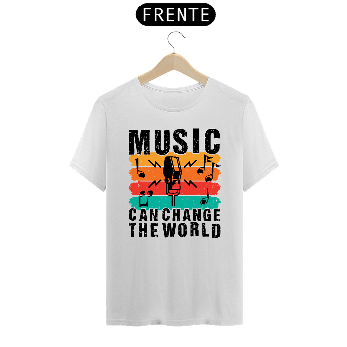 Nome do produto: Camiseta Prime Arte Music - Music Can Change The World 2