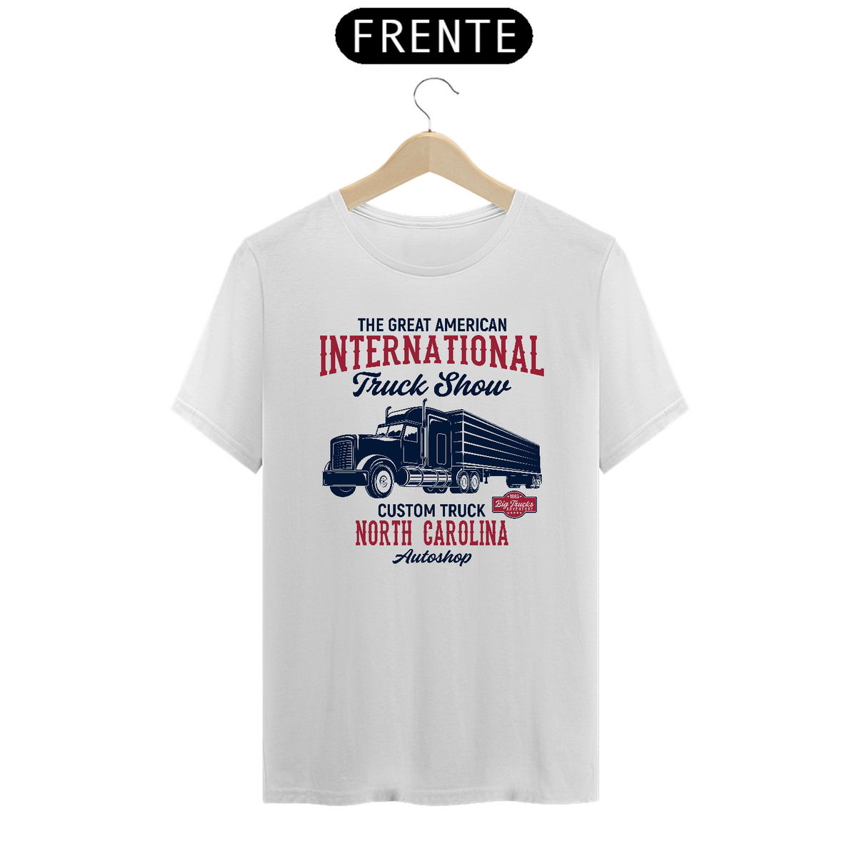 Nome do produto: Camiseta Prime Arte Cars And Trucks - North Carolina