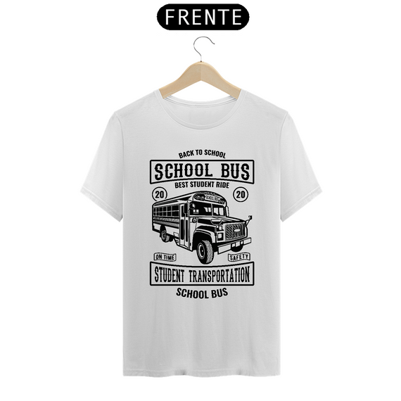 Camiseta Prime Arte Cars And Trucks - School Bus