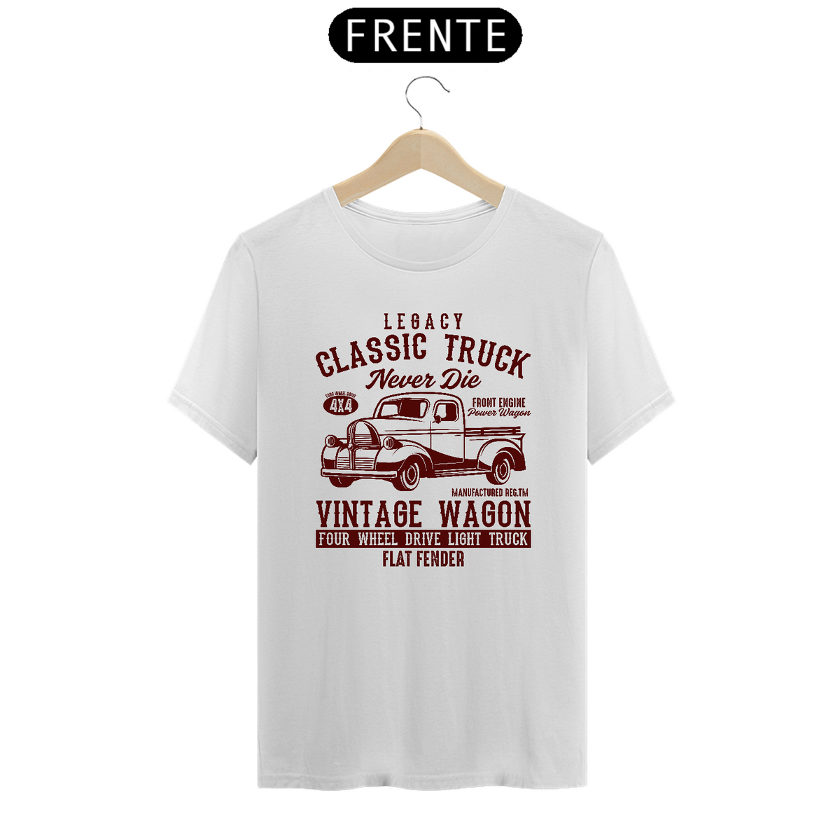 Nome do produto: Camiseta Prime Arte Cars And Trucks - Classic Truck Legacy