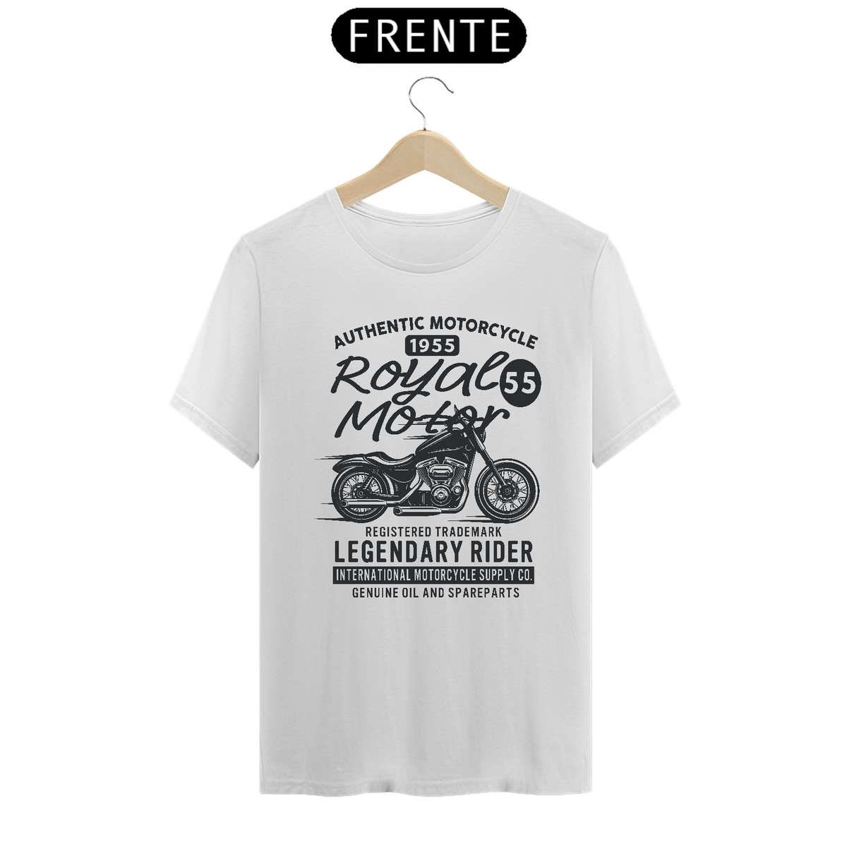 Nome do produto: Camiseta Prime Arte Motos - Royal Motor