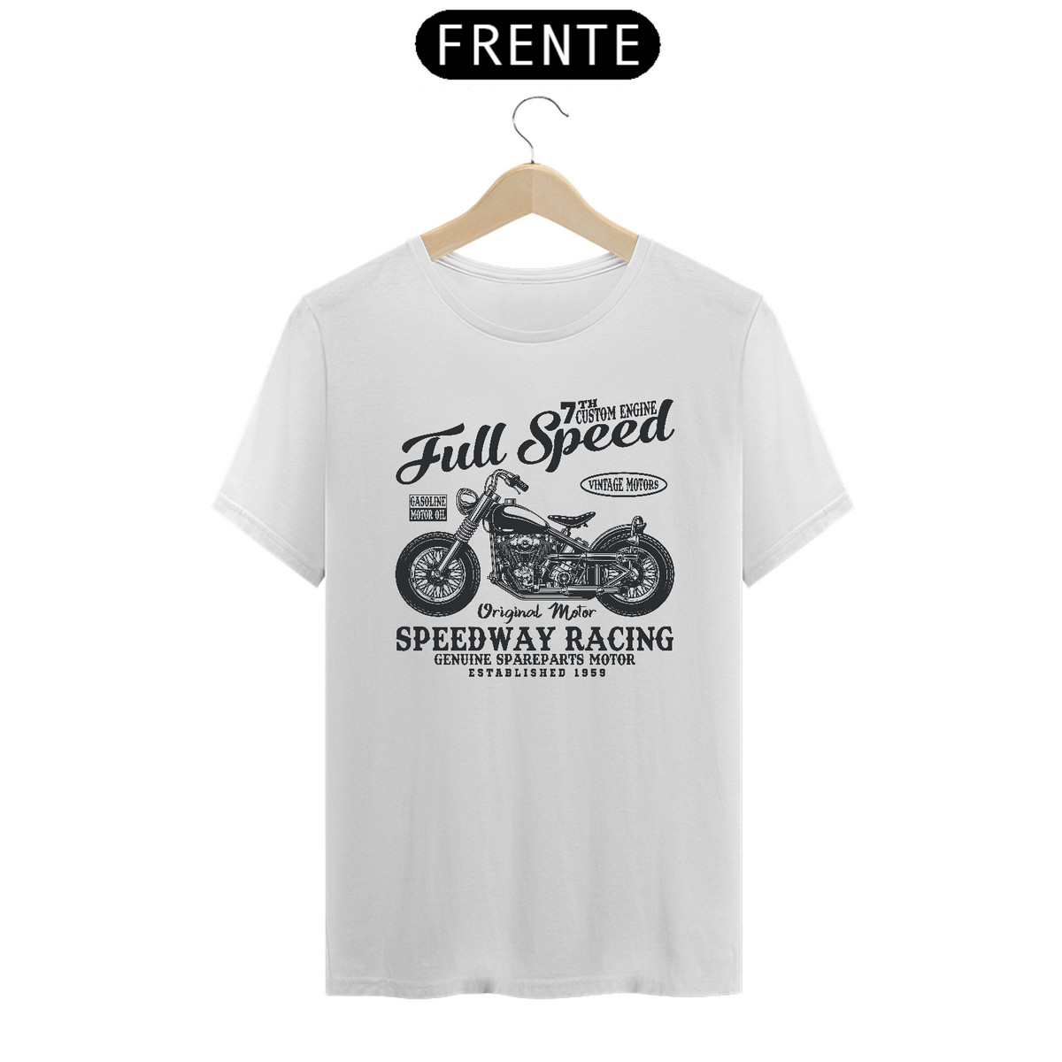 Nome do produto: Camiseta Prime Arte Motos - Speedway Race