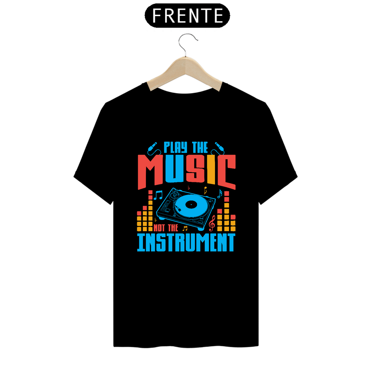 Nome do produto: Camiseta Prime Arte Music - Play The Music
