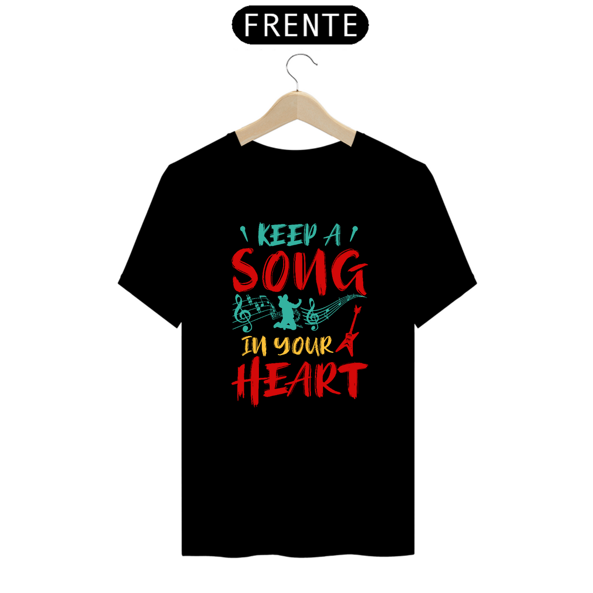 Nome do produto: Camiseta Prime Arte Music - Song In Your Heart