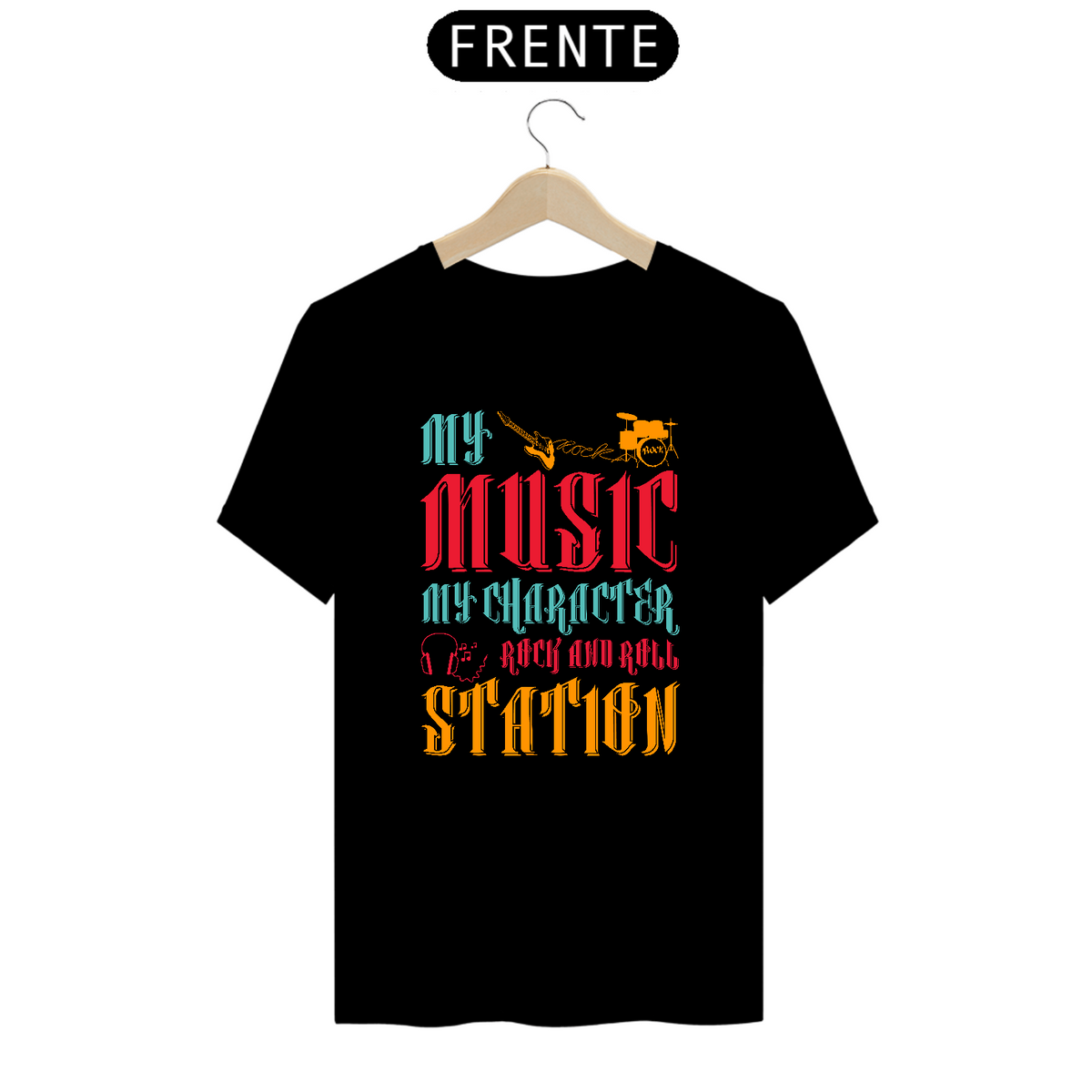 Nome do produto: Camiseta Prime Arte Music - My Music