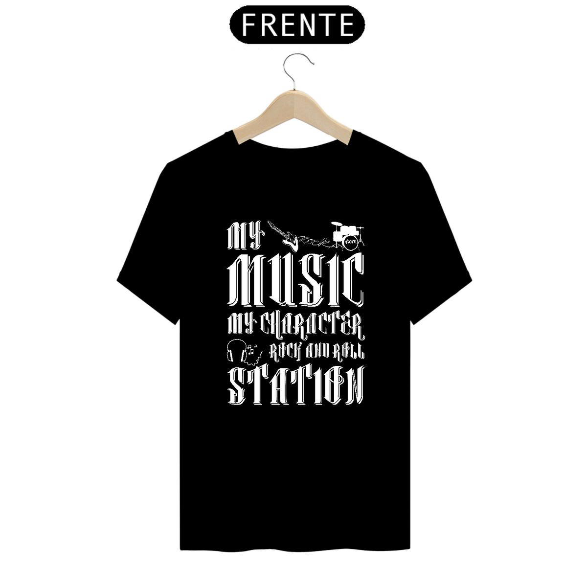 Nome do produto: Camiseta Prime Arte Music - My Music 01