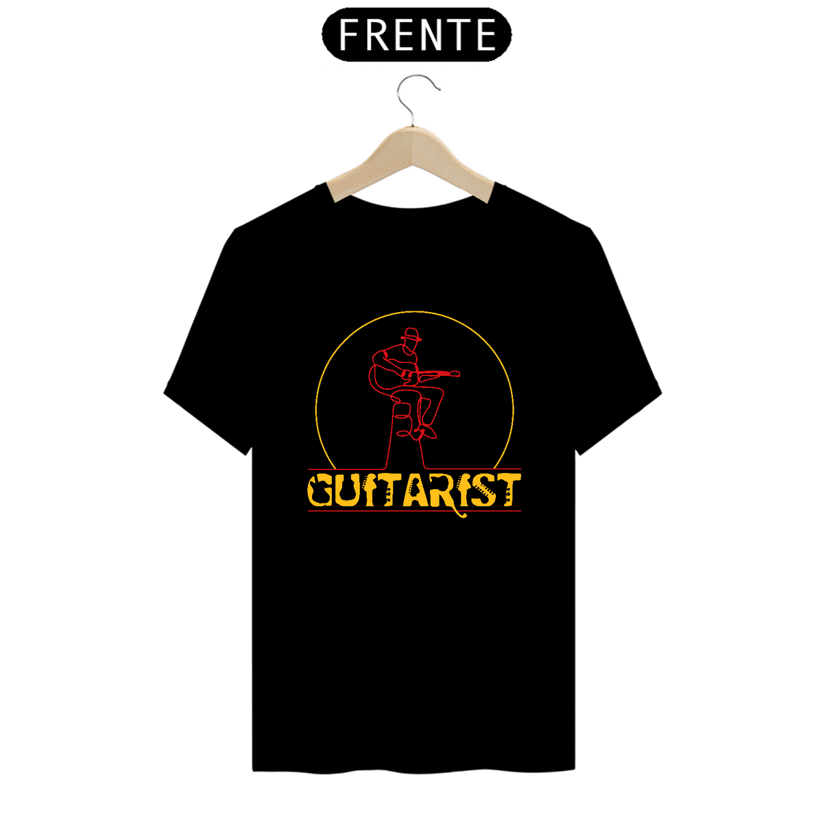 Nome do produto: Camiseta Prime Arte Music - Guitarist