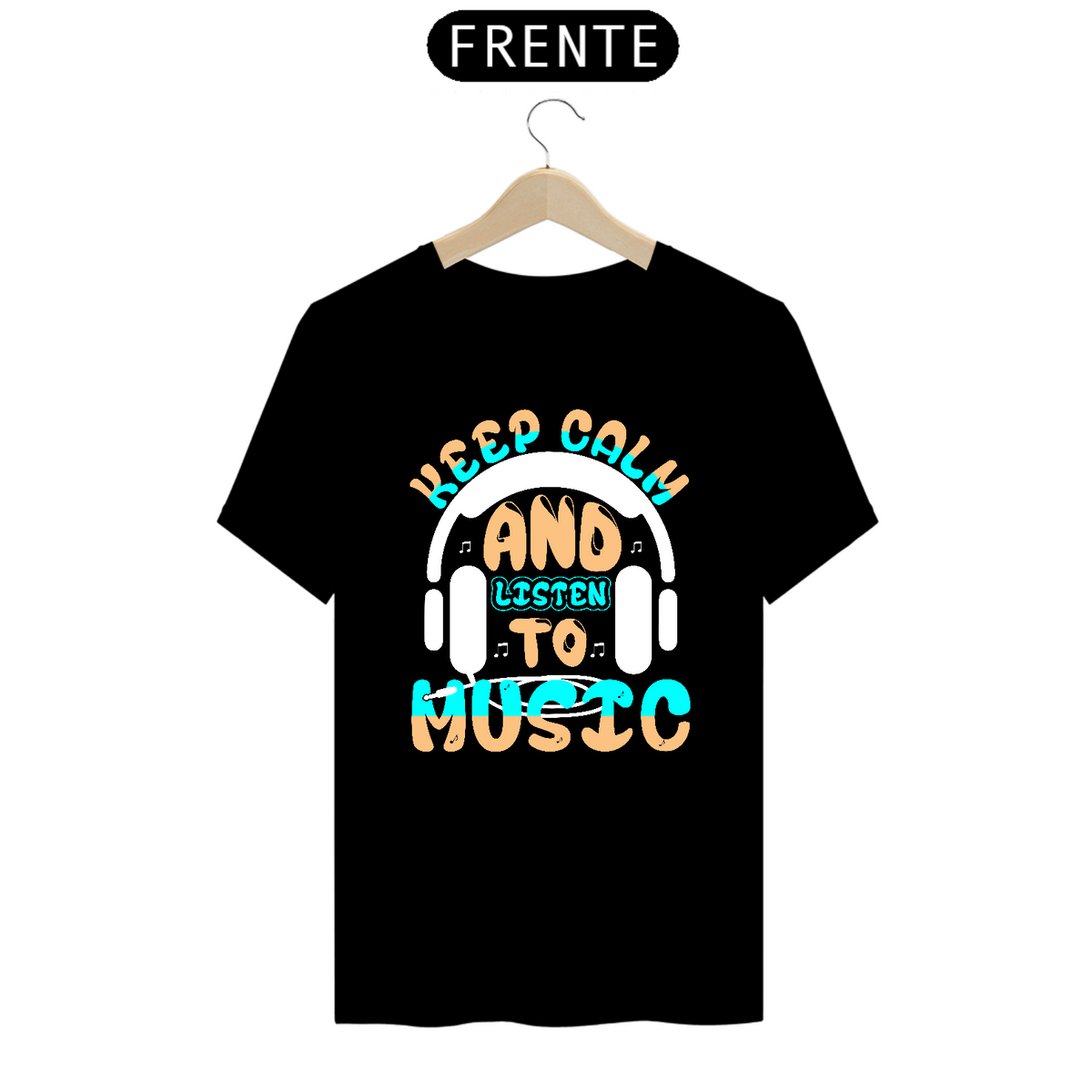Nome do produto: Camiseta Prime Arte Music - Listen To Music