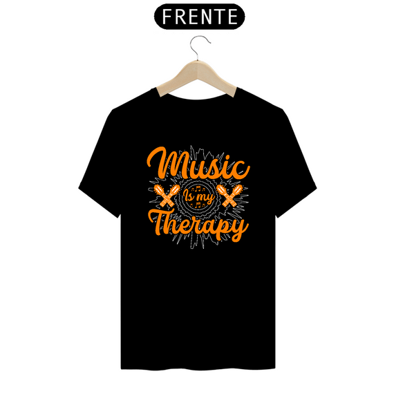 Camiseta Prime Arte Music - Music Is My Therapy