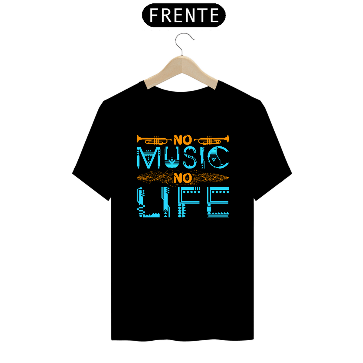 Nome do produto: Camiseta Prime Arte Music - No Music No Life
