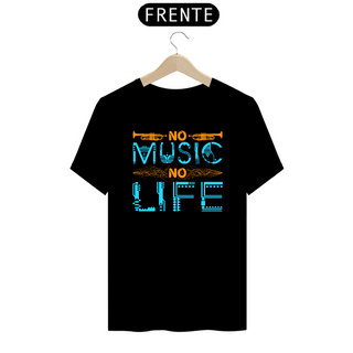 Nome do produtoCamiseta Prime Arte Music - No Music No Life