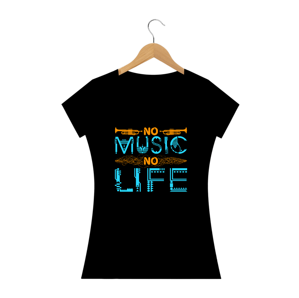 Nome do produto: Baby Long Prime Arte Music - No Music No Life