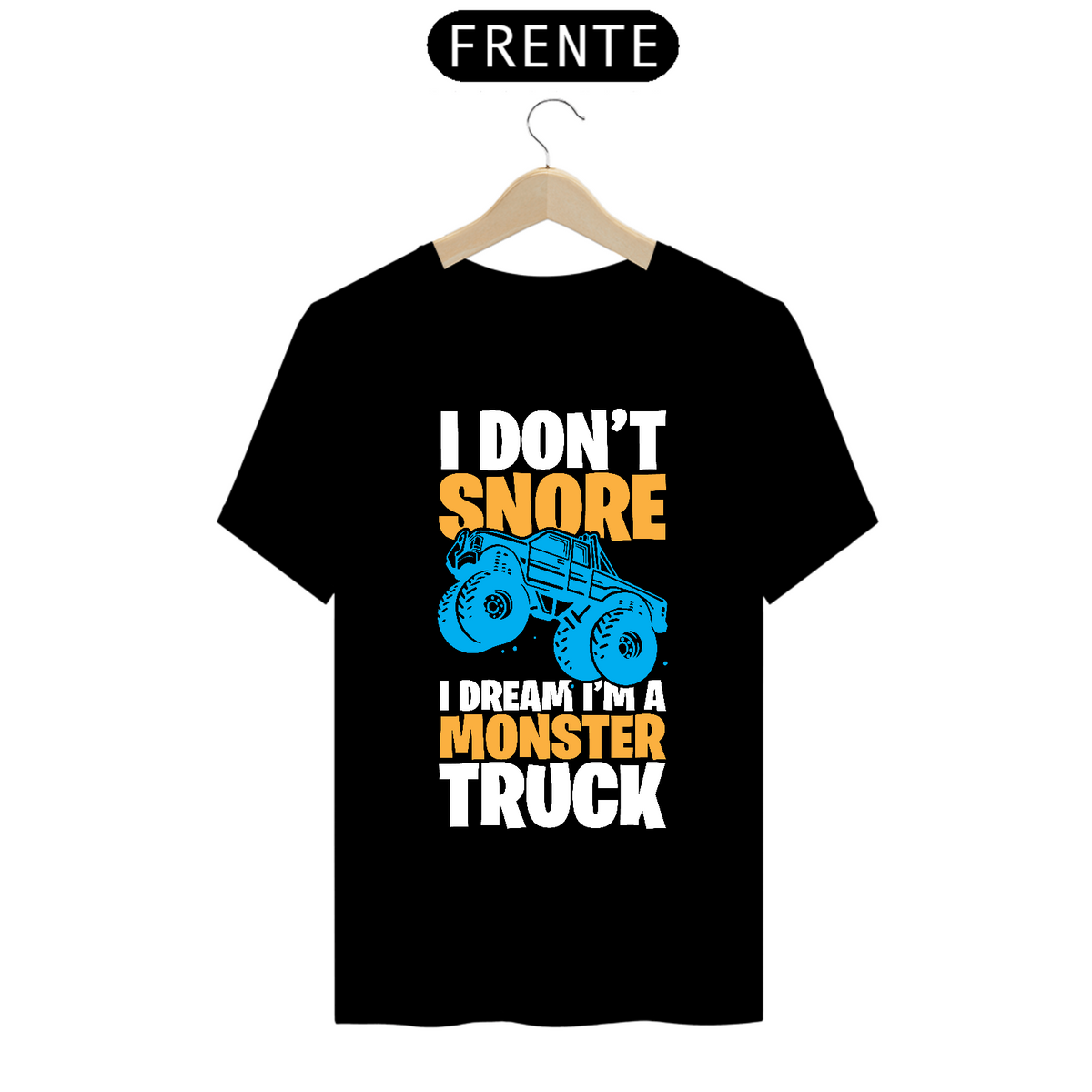 Nome do produto: Camiseta Prime Arte Cars And Trucks- I\'m A Monster Truck
