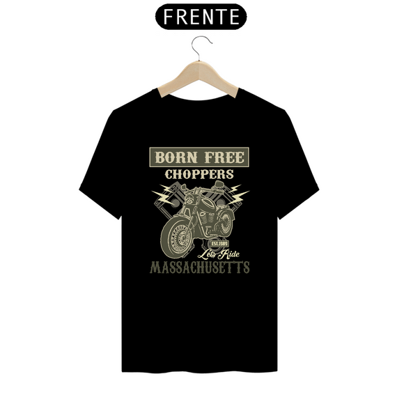 Camiseta Prime Arte Motos - Born Free