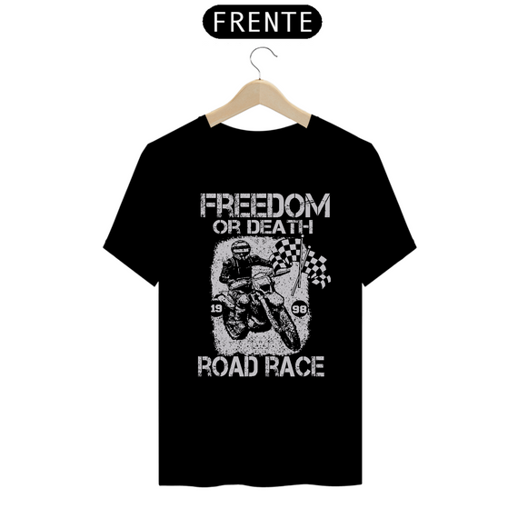 Camiseta Prime Arte Motos - Freedom Road Race