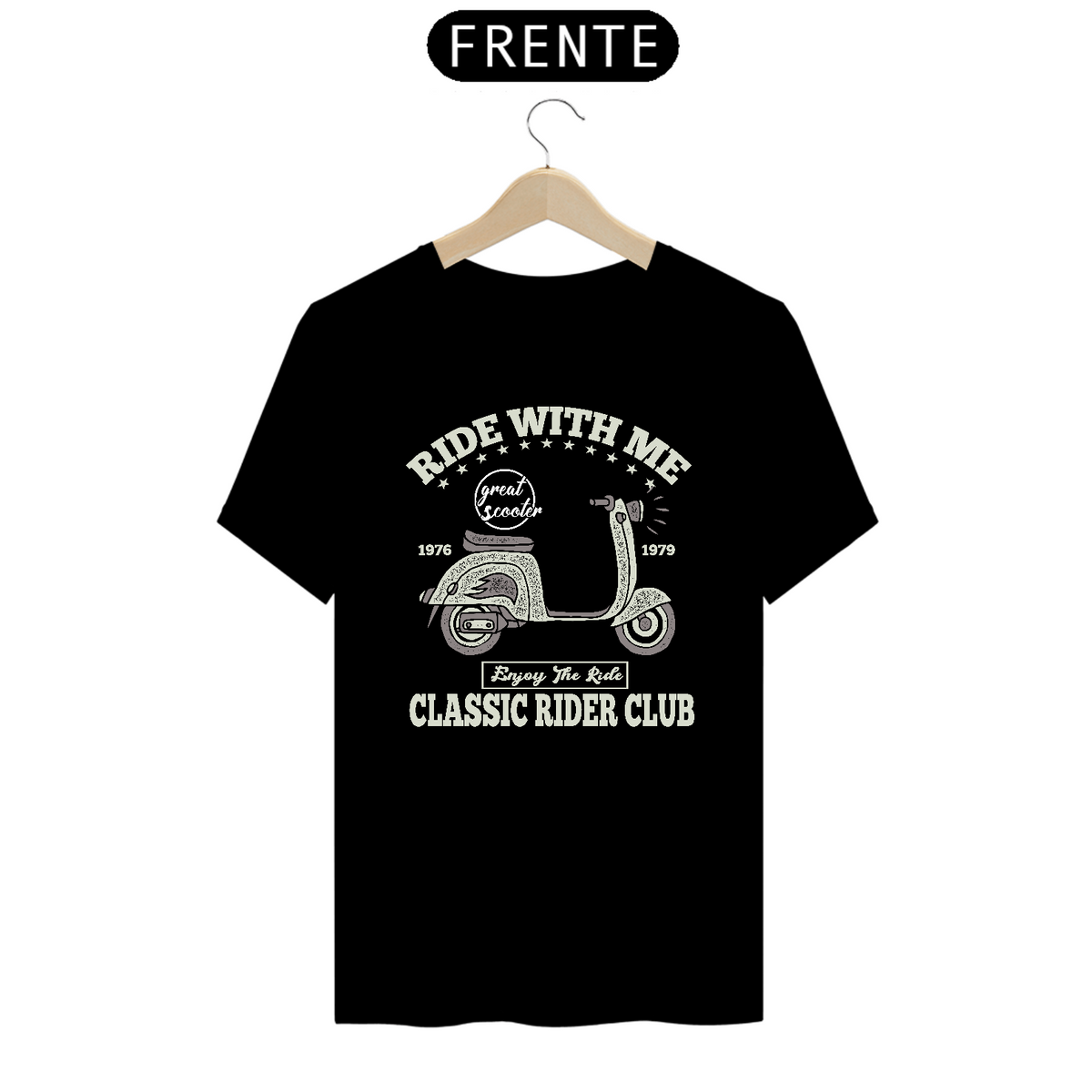 Nome do produto: Camiseta Prime Arte Motos - Great Scooter 