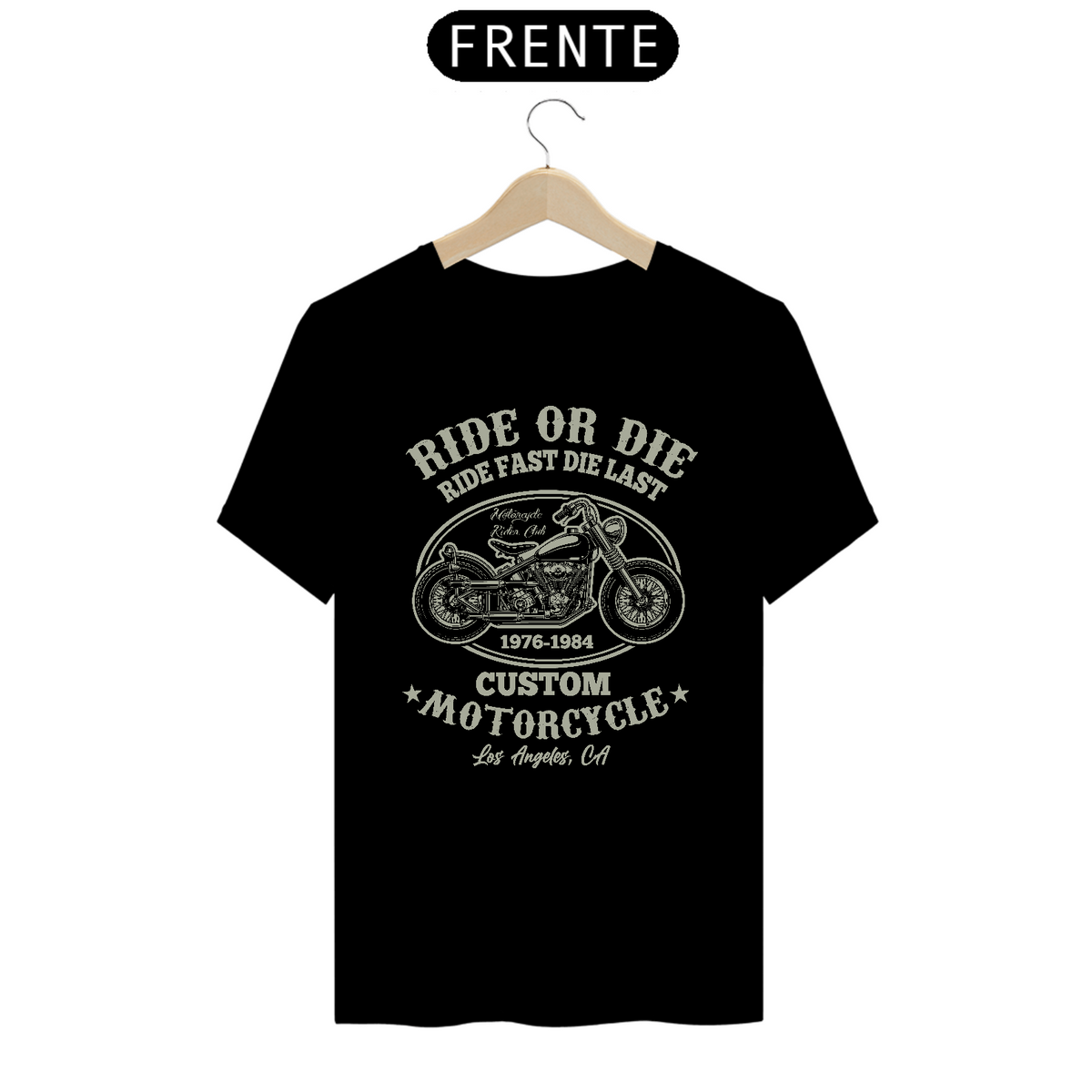 Nome do produto: Camiseta Prime Arte Motos - Custom Motorcycles