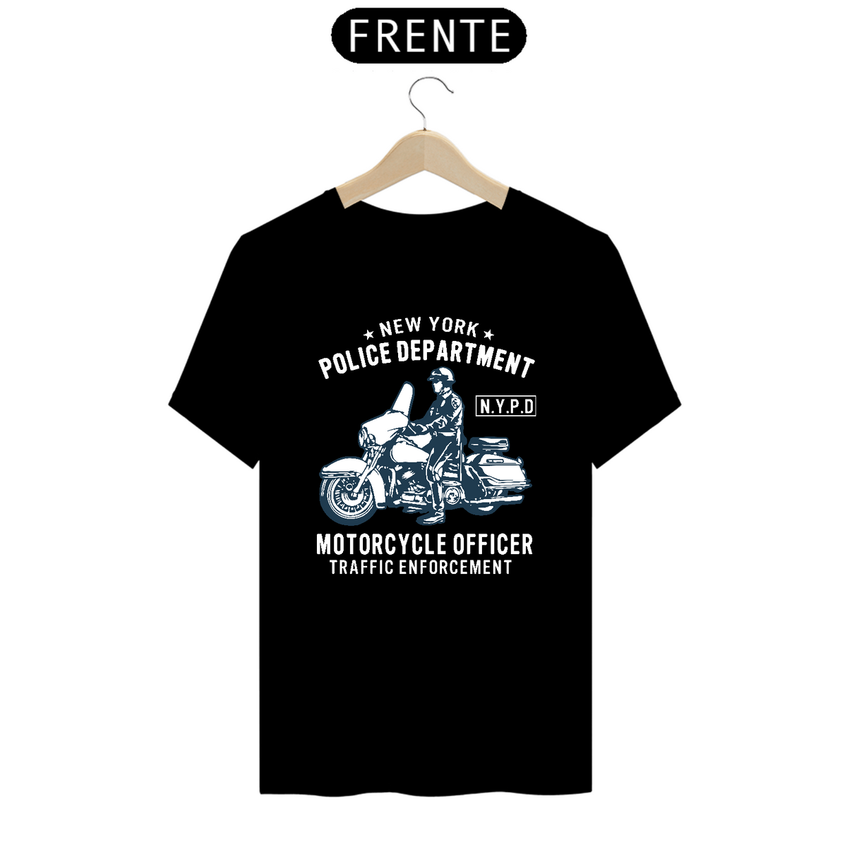 Nome do produto: Camiseta Prime Arte Motos - Police Motorcycle