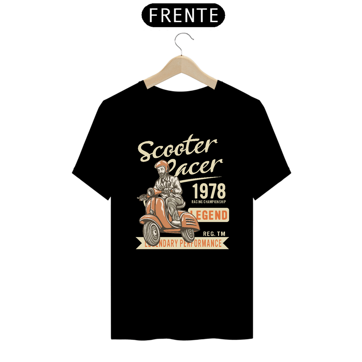 Nome do produto: Camiseta Prime Arte Motos - Scooter Racer