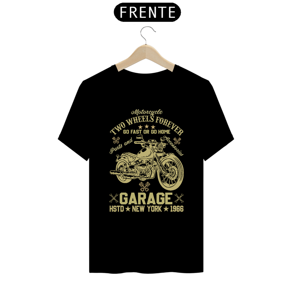 Nome do produto: Camiseta Prime Arte Motos - Garage 1966