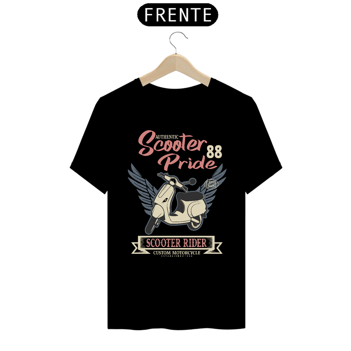 Nome do produto: Camiseta Prime Arte Motos - Scooter Pride