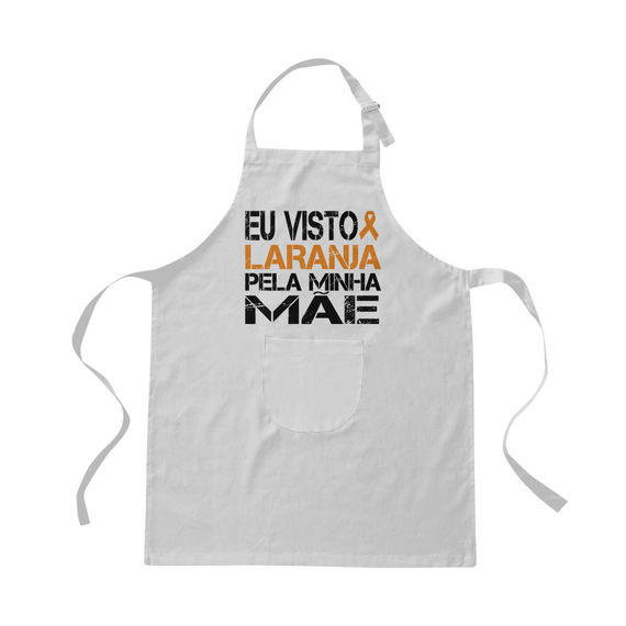 Eu visto laranja pela minha mãe -- Avental Branco