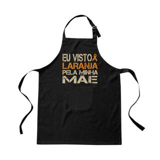 Nome do produtoEu visto laranja pela minha mãe -- Avental Preto