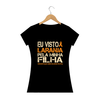 Nome do produtoEu visto laranja pela minha filha -- Premium Baby Look Preta