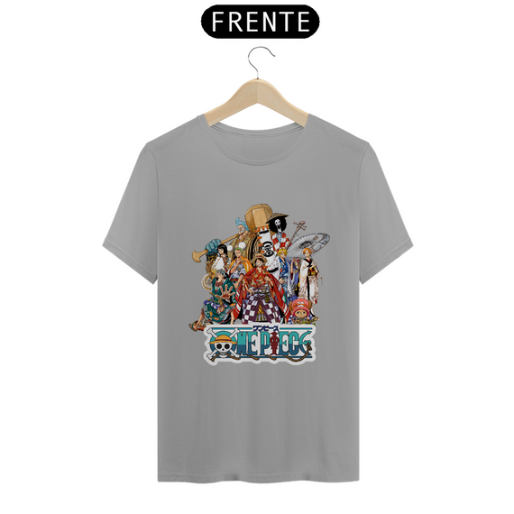 Camiseta Tripulação Chapéu de Palha - One Piece