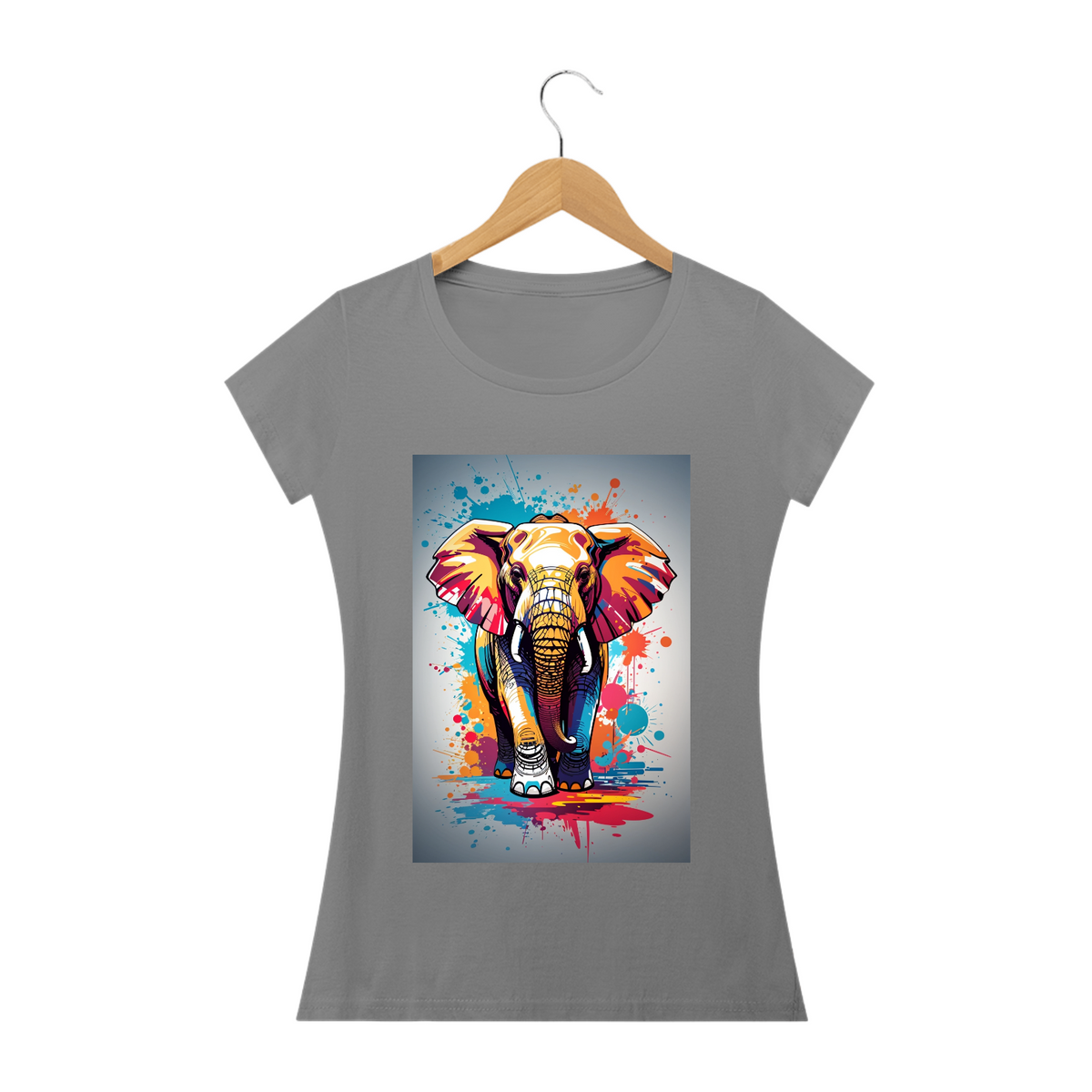Nome do produto: Camiseta Elefante Graffiti