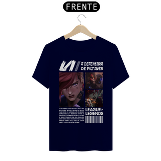 Nome do produtoCamiseta - Vi a defensora de piltover