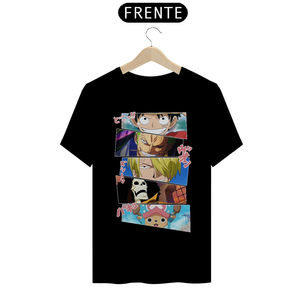 Nome do produto: Camiseta Chapéus de Palha - One Piece