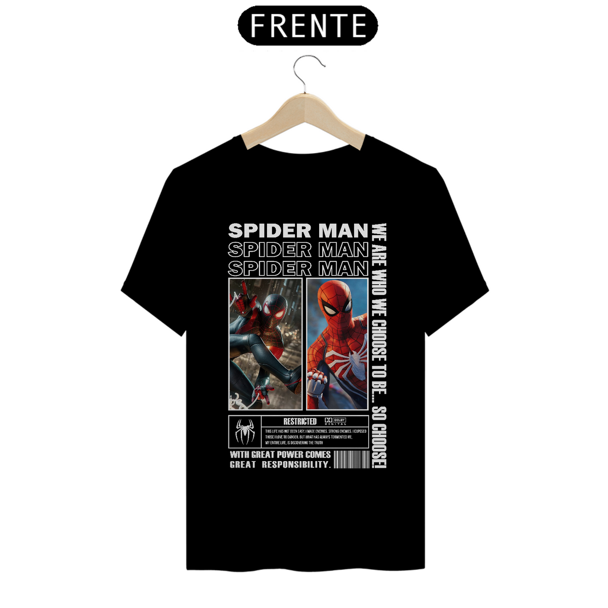 Nome do produto: Camiseta Homem-Aranha