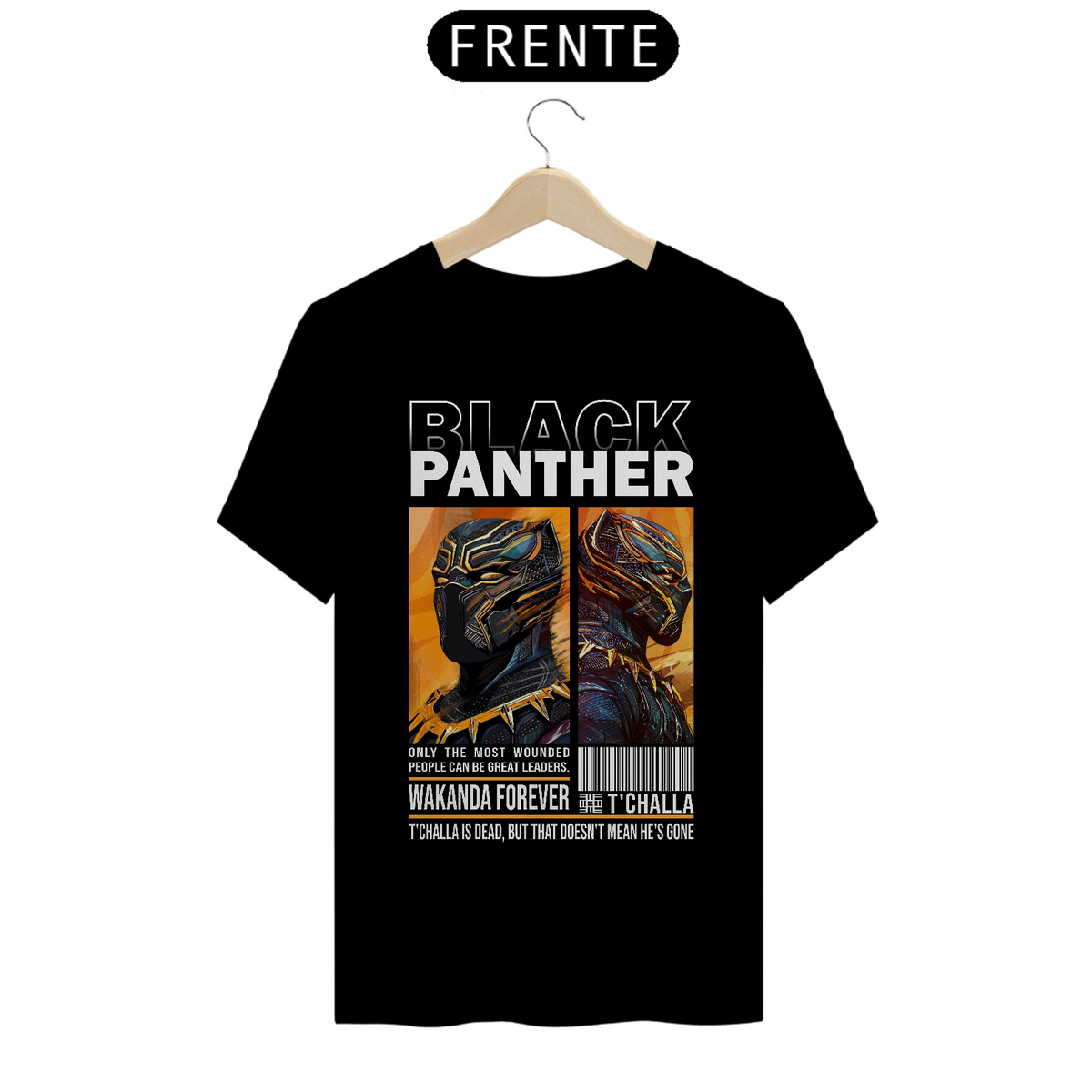 Nome do produto: Camiseta Pantera Negra