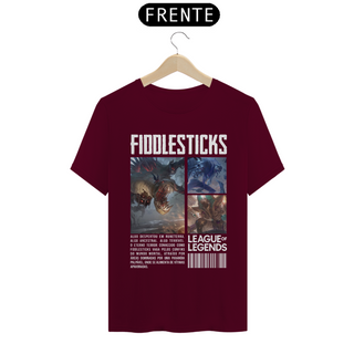 Nome do produtoCamiseta Fiddlesticks - League of Legends