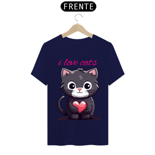 Nome do produtoCamiseta i love cats