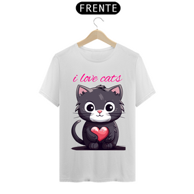 Camiseta i love cats