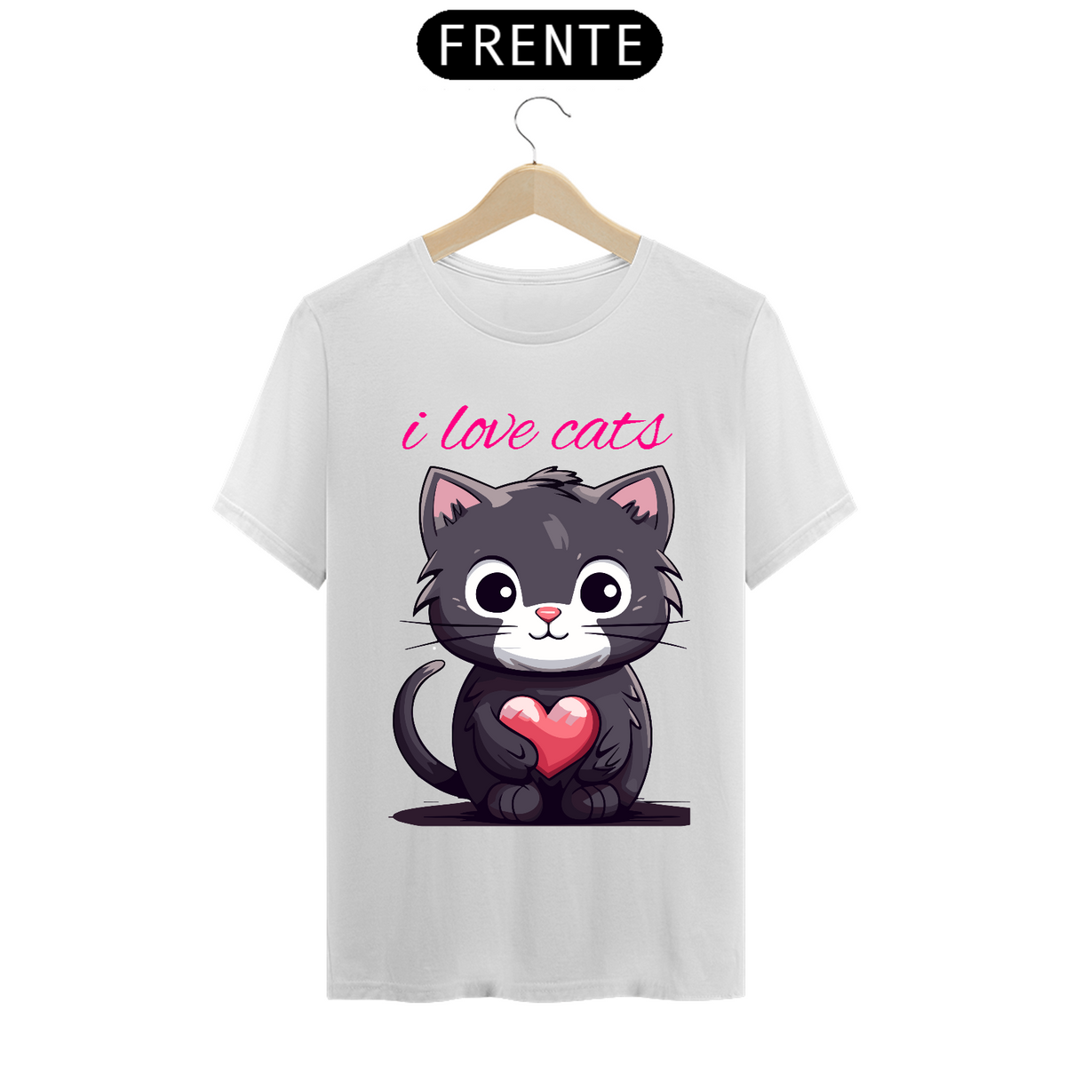 Nome do produtoCamiseta i love cats